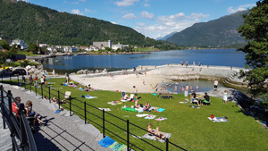 Den offisielle badeplassen