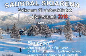 Saurdal skiarena - 600 m.o.h